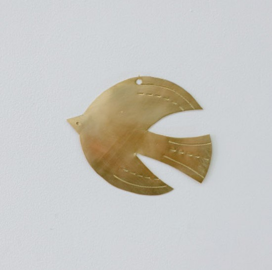 Oiseau en laiton