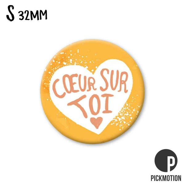Petit magnet - Coeur sur toi - MSQ0474FR