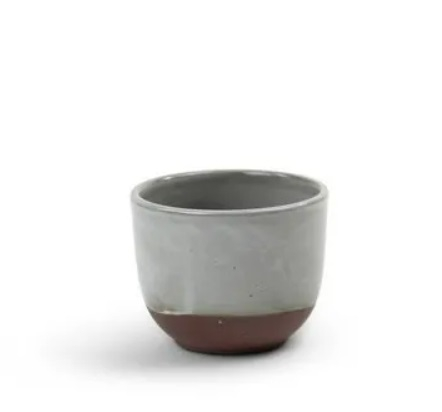 Cup S - Soft red clay with grey glaze