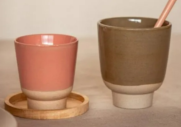 Cup M - Rutunda - 260ml - Khaki