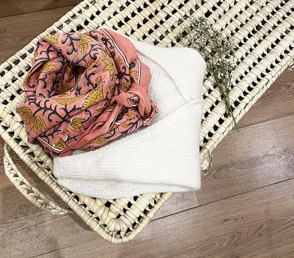 Foulard Dheli - Blush