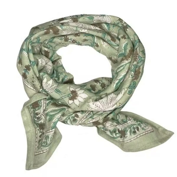 Foulard Dheli - Tilleul