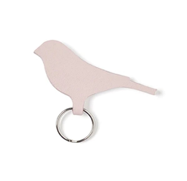 Mini tweet keyring - Powder pink