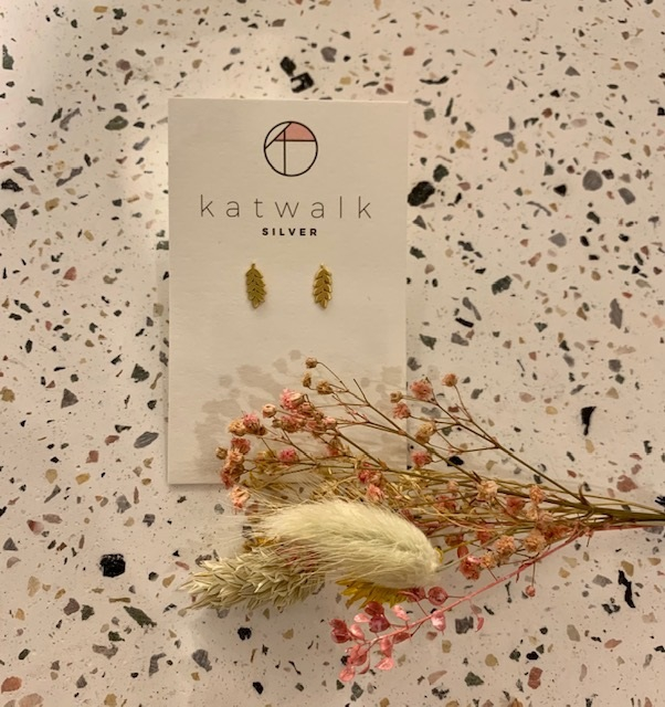 Boucles d'oreilles - or - épis