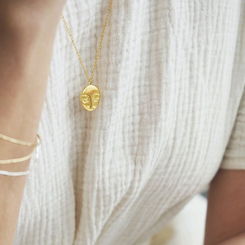 Collier Veilleuse or - 10661 pépite