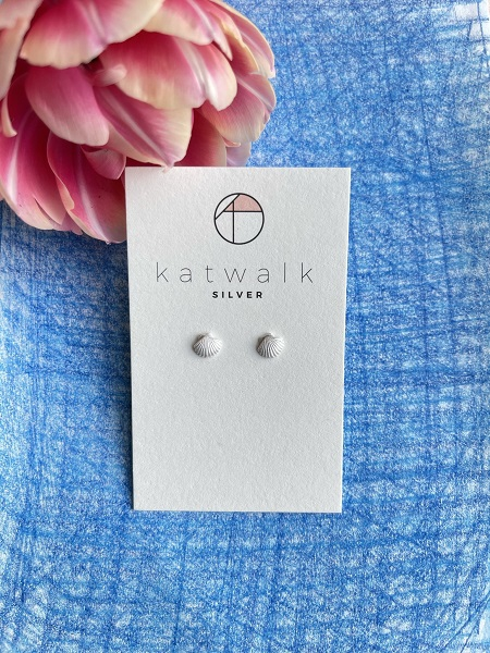 Boucles d'oreilles - argent - coquillage