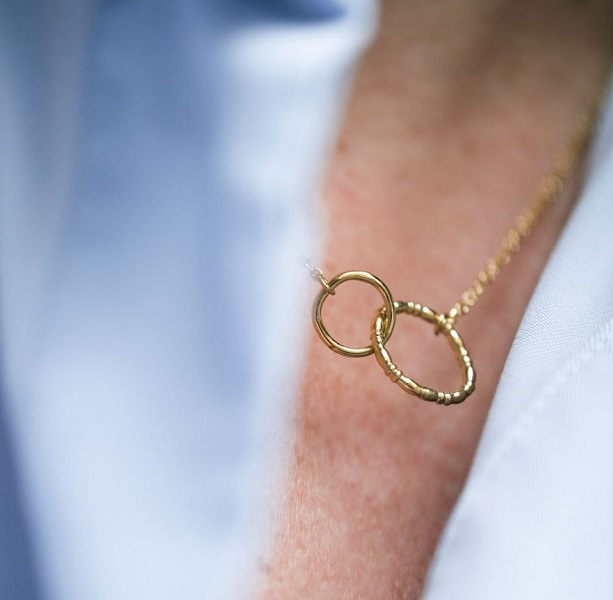 Collier Marie-Claire argent plaqué or - 10978 - Pépite