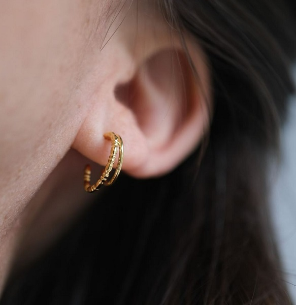 Boucles d'oreille Marie-Alice - 10972 - Pépite
