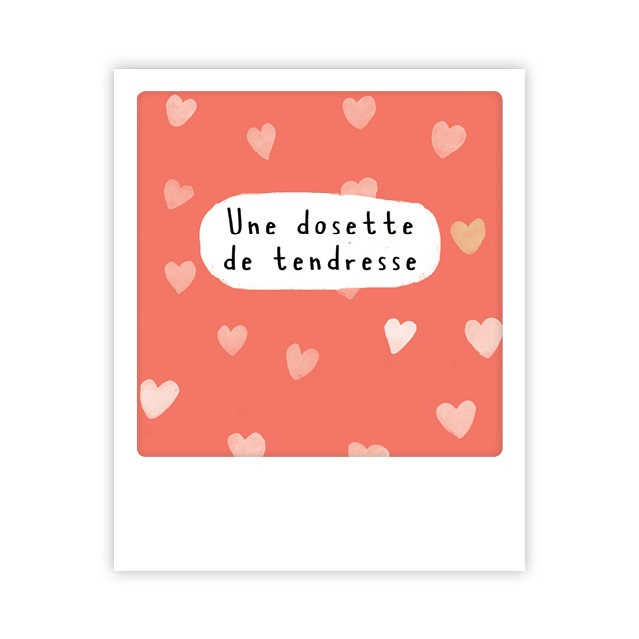 Mini carte postale Une dosette de tendresse MP0152FR