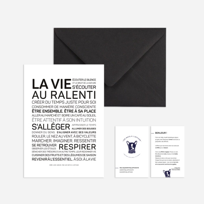 Carte La vie au ralenti