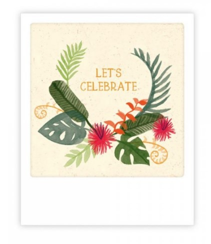 Mini carte postale let's celebrate MP0493EN