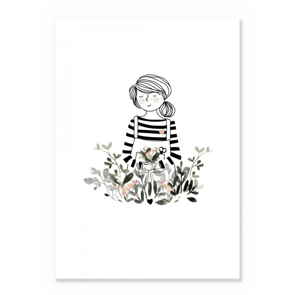 Affiche A5 - Ces Quelques Fleurs