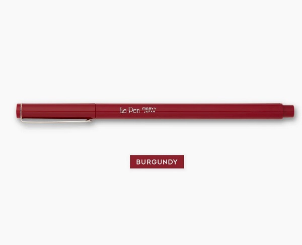 Le Pen Felt Pen - Burgundy