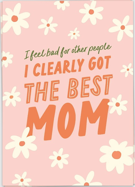 Kaart blanche - carte postale - The best mom