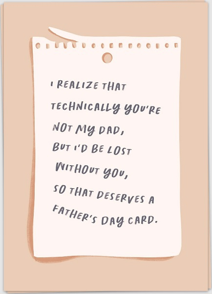 Kaart blanche - carte postale - Technically dad