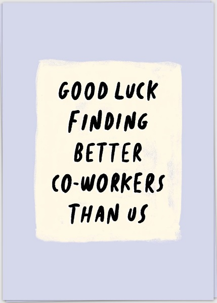 Kaart blanche - carte postale - Better co-workers
