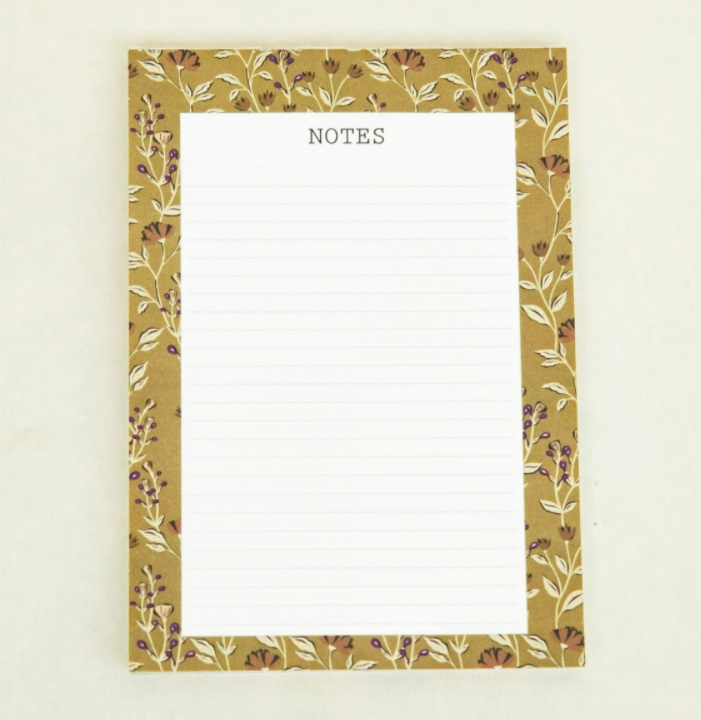 Bloc-note Bohème - Ocre