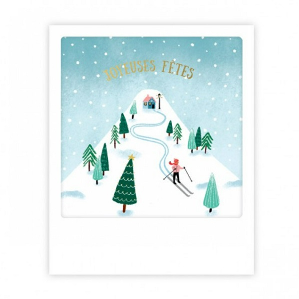 Mini carte - Joyeuses fêtes -  XMP0201FR