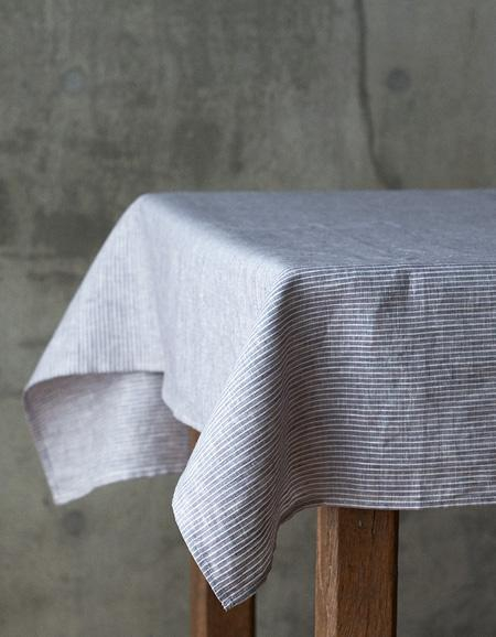 Tablecltoh - Grey White Stripe -130x180cm