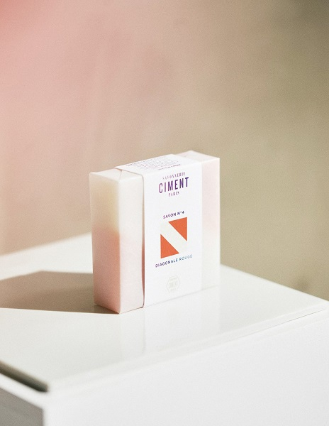 Savon surgras - DIAGONALE ROUGE - crème de miel