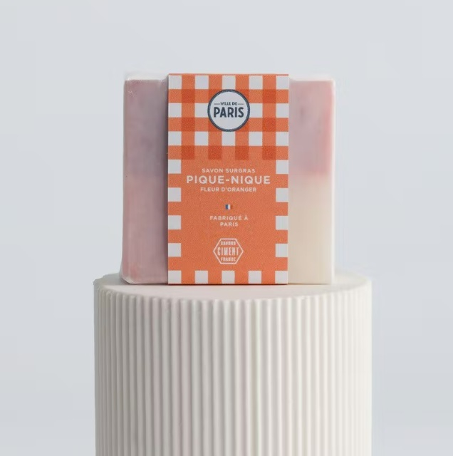 Savon surgras - PIQUE-NIQUE - fleur d'oranger x Ville De Paris