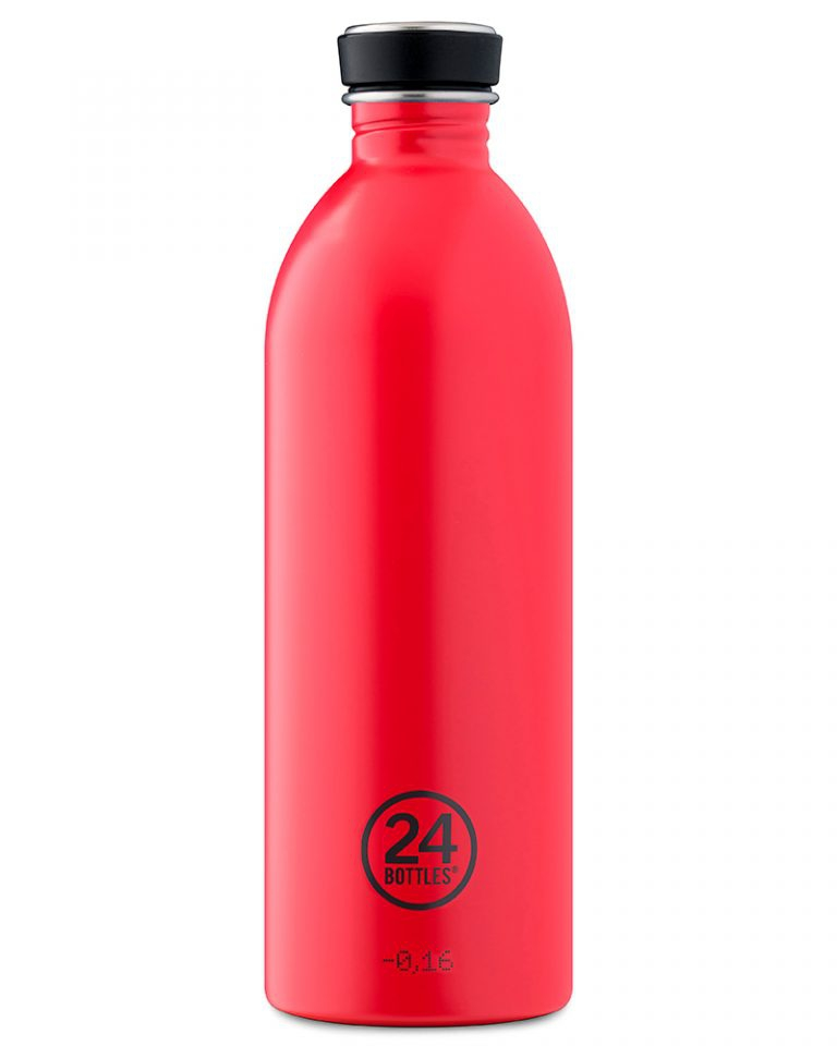 Urban bottle 1lt Stone Hot red