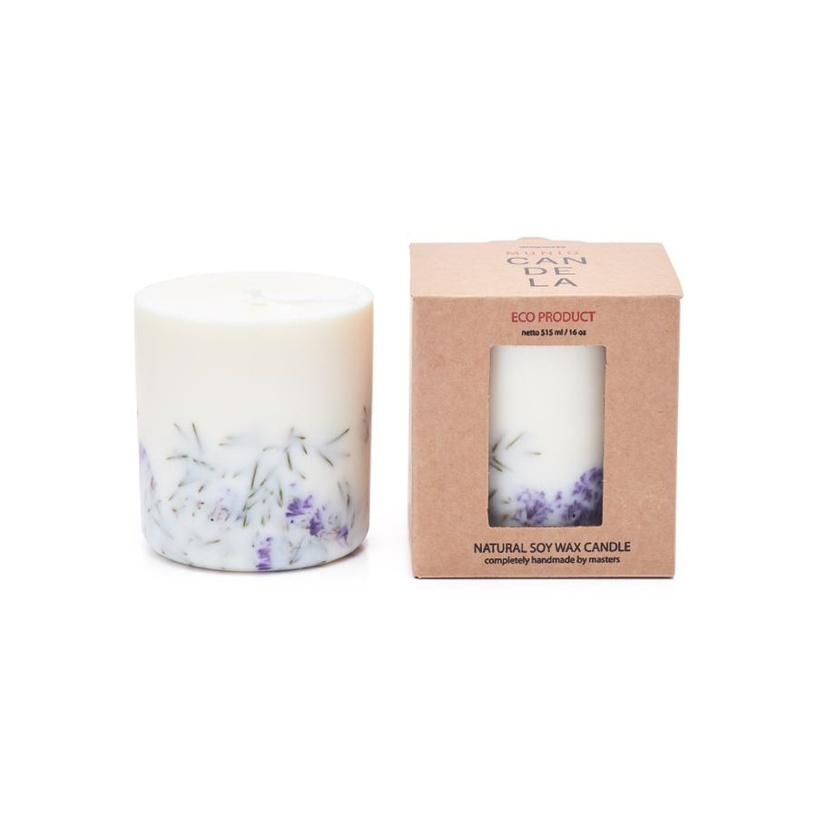 Soy wax candle - 515ml - Juniper & limonium