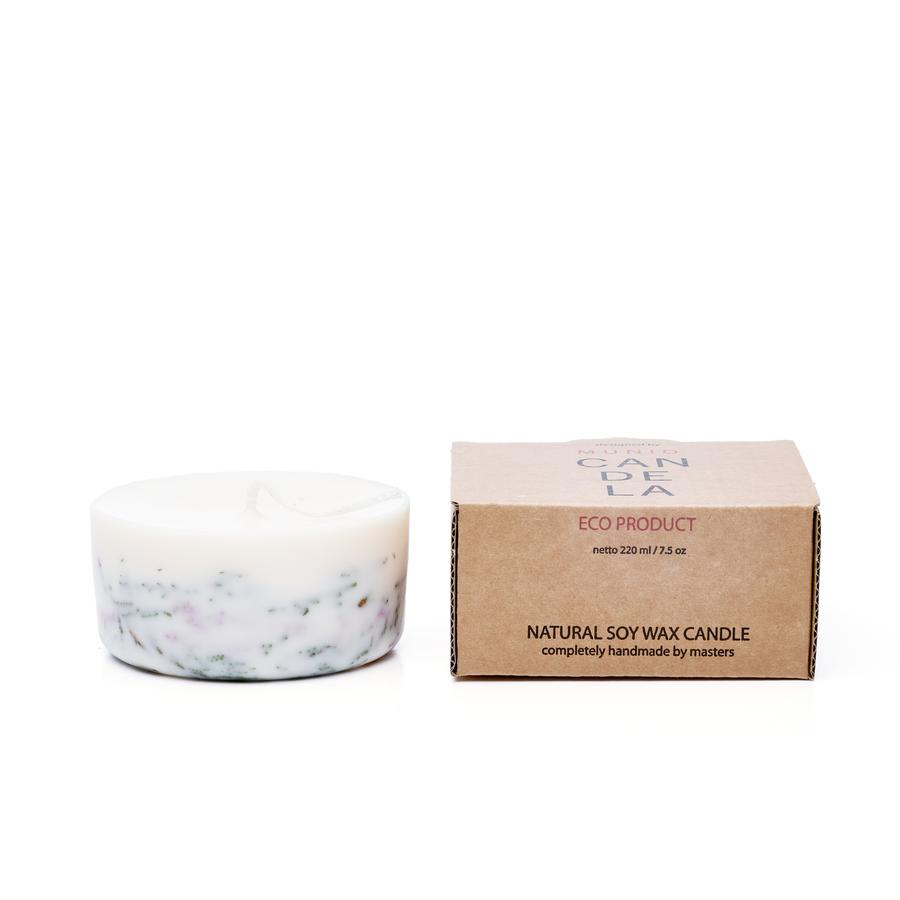 Soy wax candle - 220ml - Heather