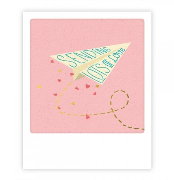 Mini carte postale - Sending lots of love - MP0598EN