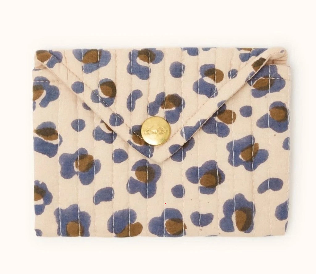 Petite enveloppe Ravi - Léopard - Macadamia