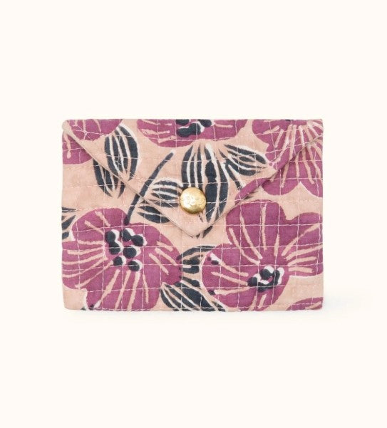 Petite Enveloppe Ravi - Amaryllis - Macadamia Cherry