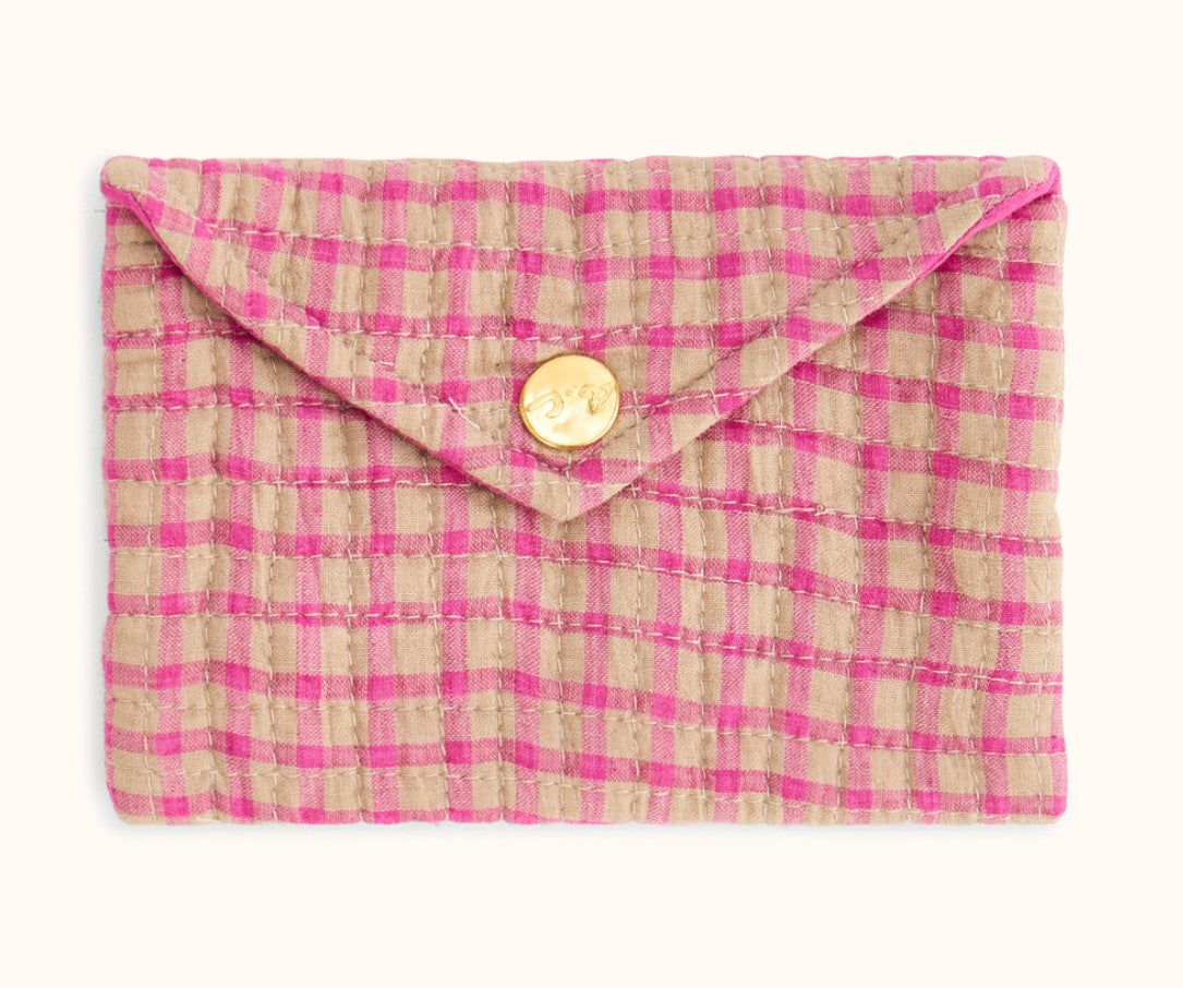 Petite Enveloppe Ravi - Khadi - Groseille