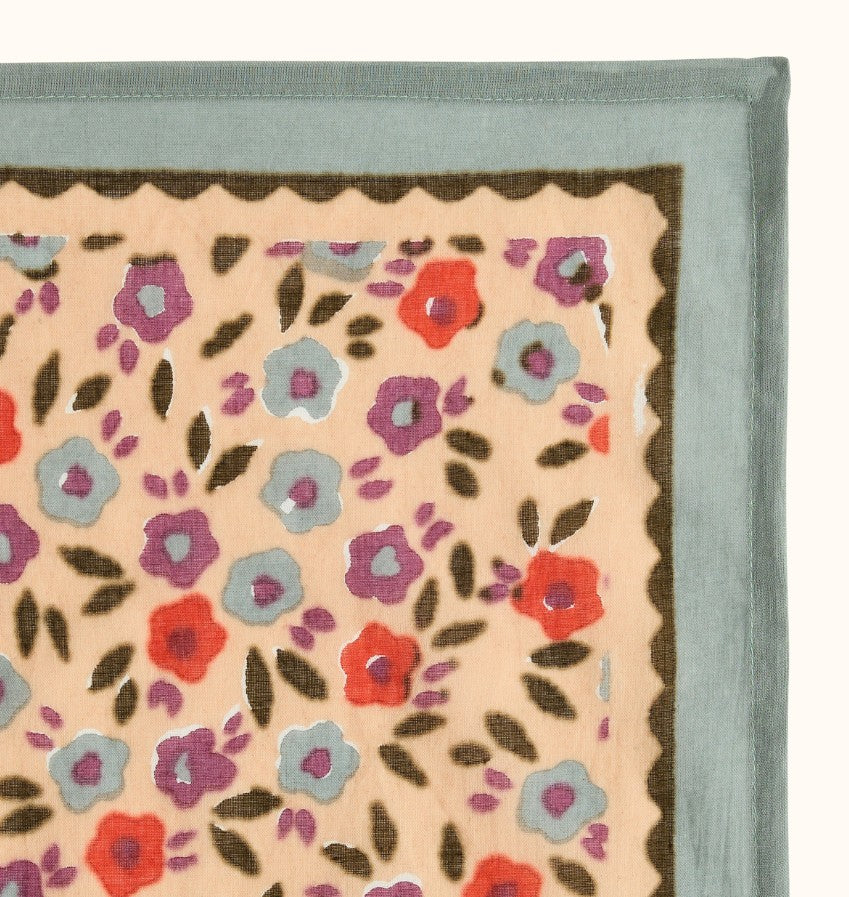 Big Foulard Dupatta - Lison - Macadamia