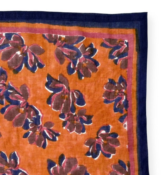 Big Foulard Dupatta - Violeta - Rust
