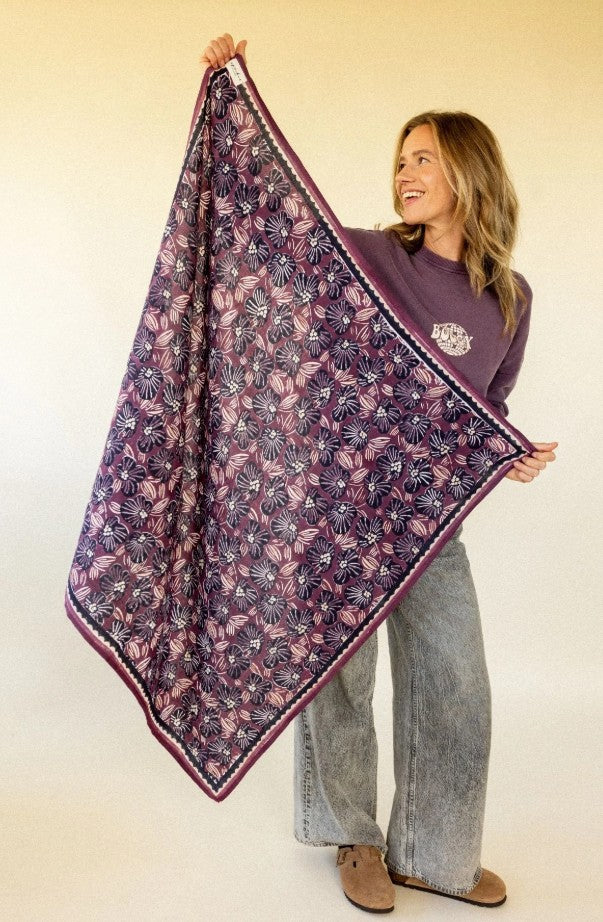 BIG Foulard Latika - Amaryllis - Cassis