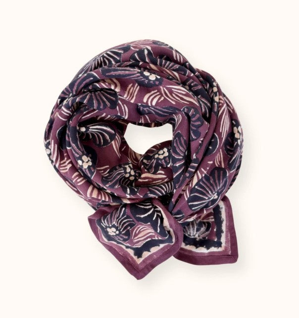 BIG Foulard Latika - Amaryllis - Cassis