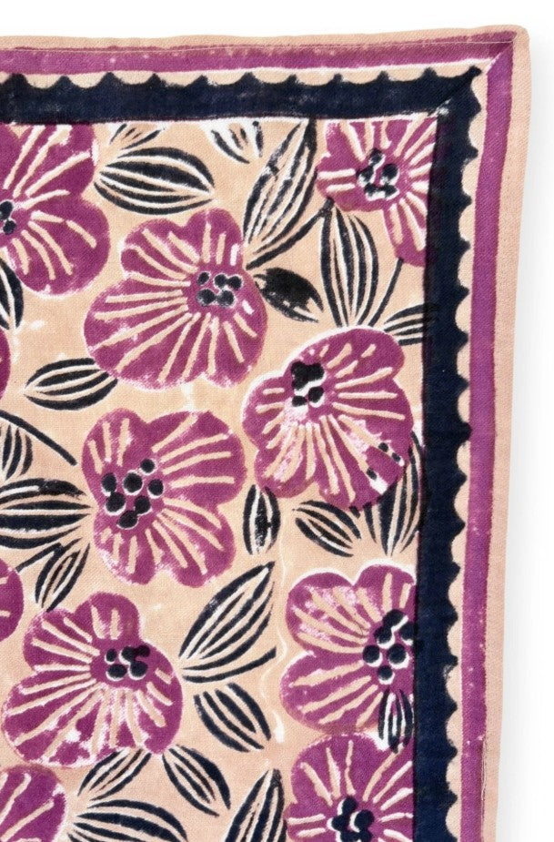 BIG Foulard Latika - Amaryllis - Macadamia Cherry