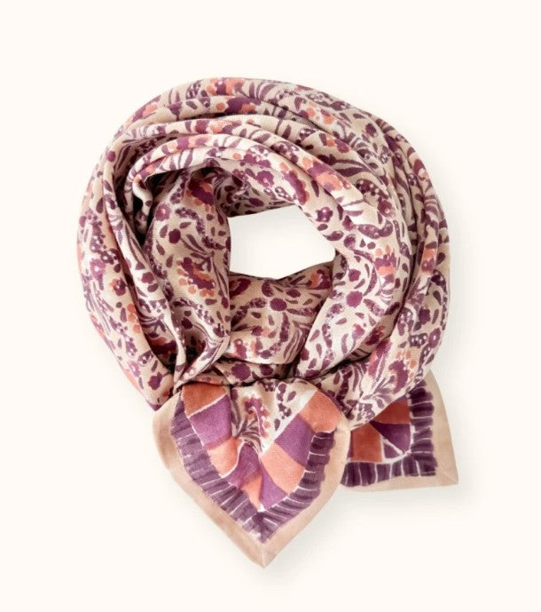 Big Foulard Latika - Cactus - Macadamia