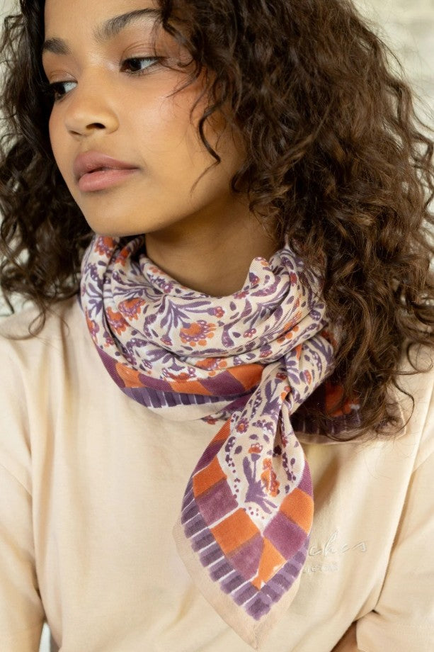 Big Foulard Latika - Cactus - Macadamia
