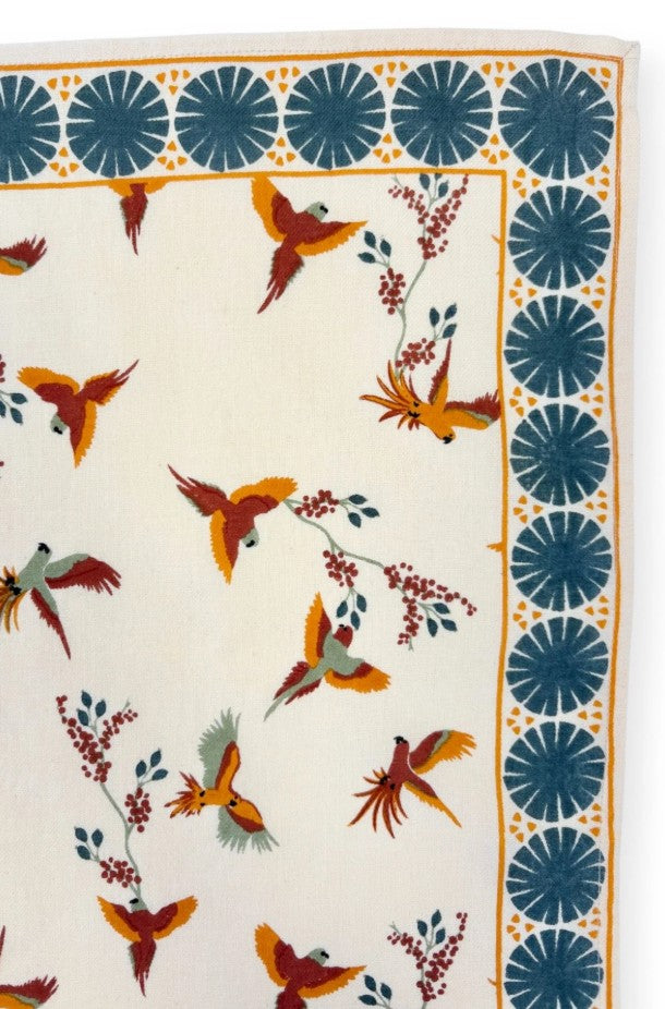 Foulard Latika - Cerisier - Macadamia