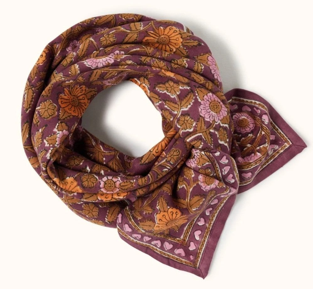 BIG Foulard Latika - Coeur - Truffe
