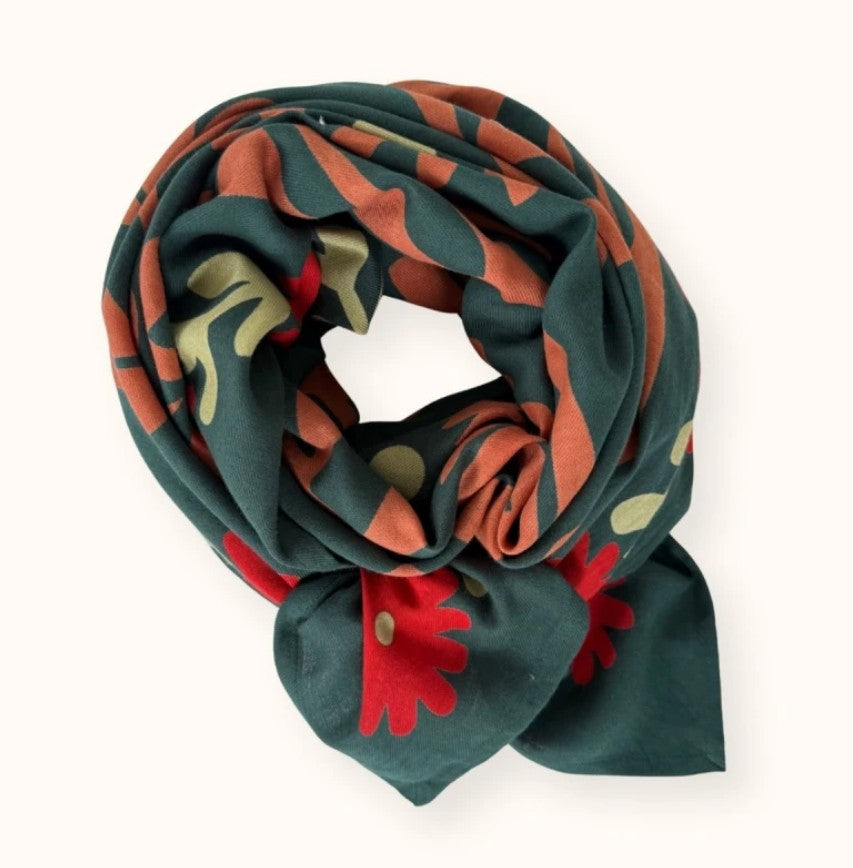 Big Foulard Latika - Rita - Forest