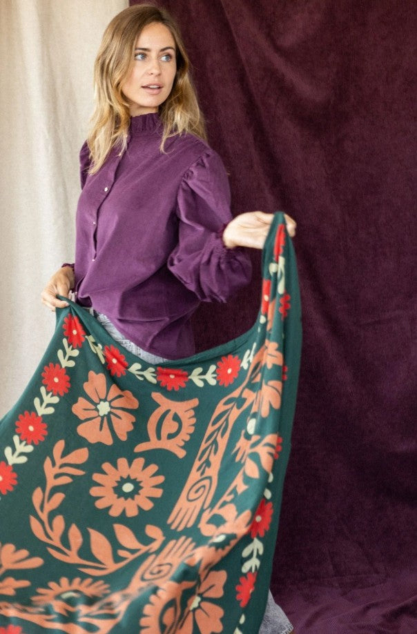 Big Foulard Latika - Rita - Forest