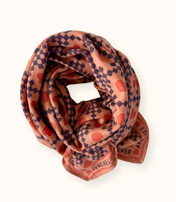 Big Foulard Latika - Amor - Rust