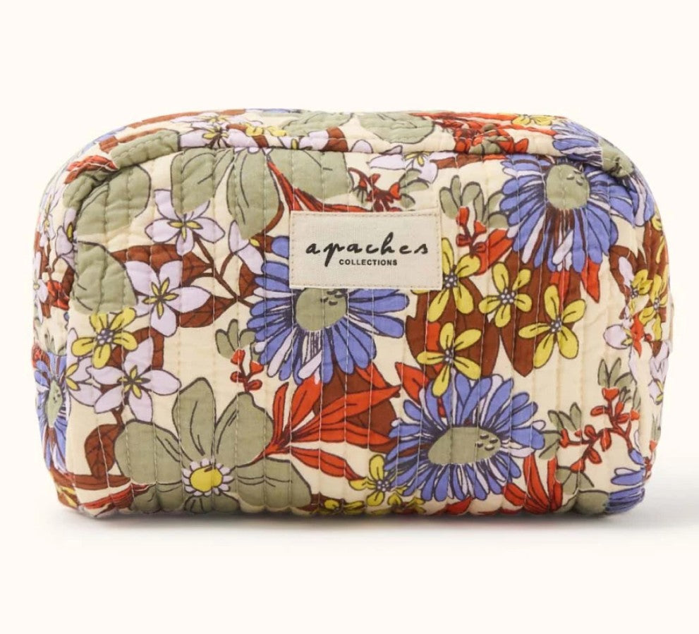 Petite trousse Gaya - Bouquet - Macadamia