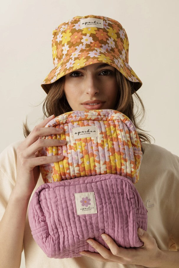 Petite trousse Gaya - Gaufre Camelia