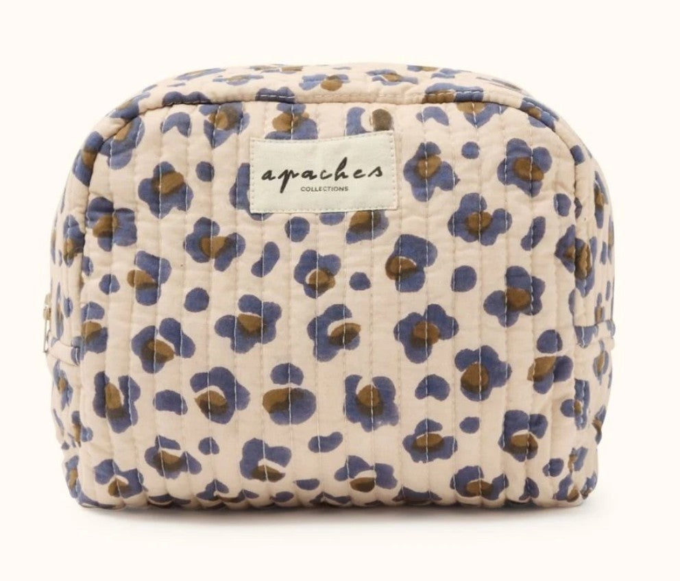 Petite trousse Gaya - Léopard - Macadamia