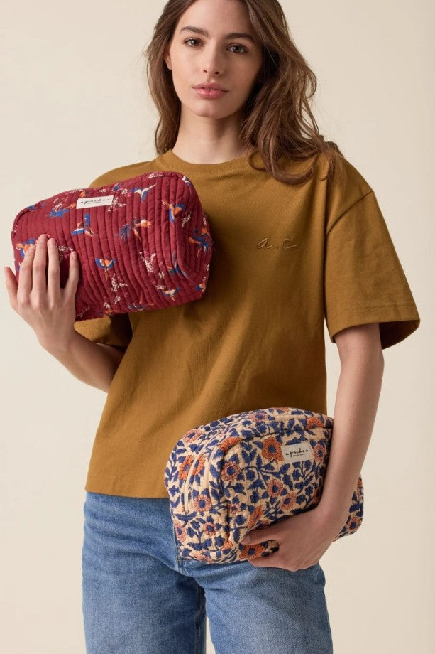 Trousse Gayane - Cerisier - Dahlia