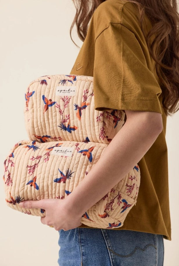 Trousse Gayane - Cerisier - Macadamia Dahlia