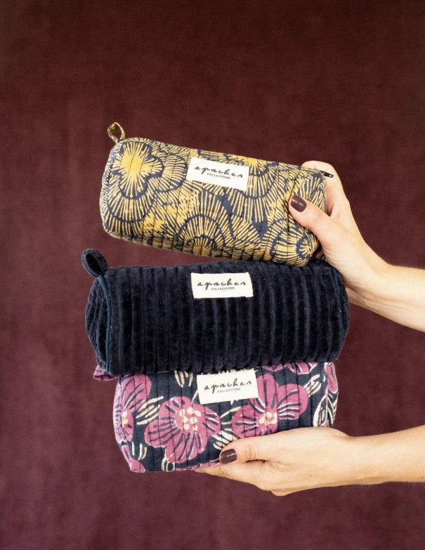 Trousse Opal - Amaryllis - Navy Cherry